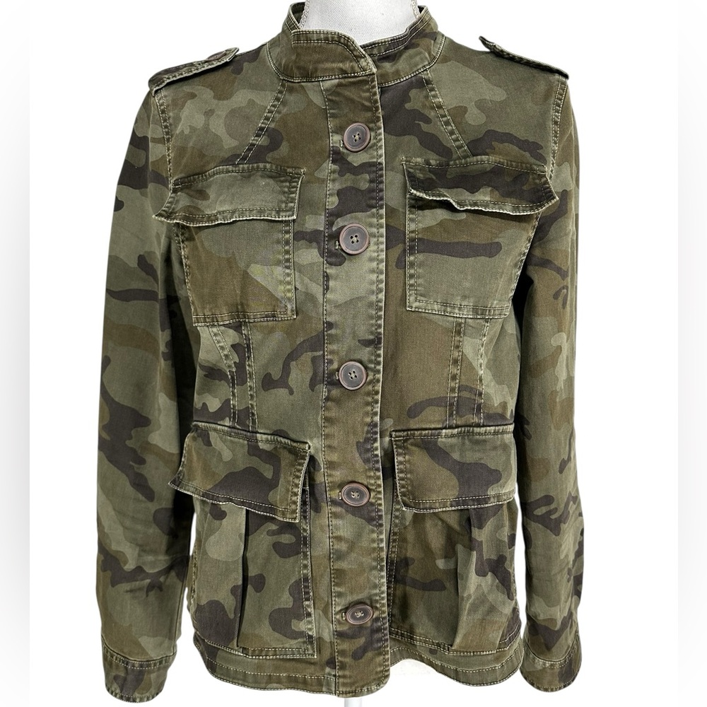 SANCTUARY / Camo Jacket Utility / Medium / Emo Punk Alt Girl Indie Casual